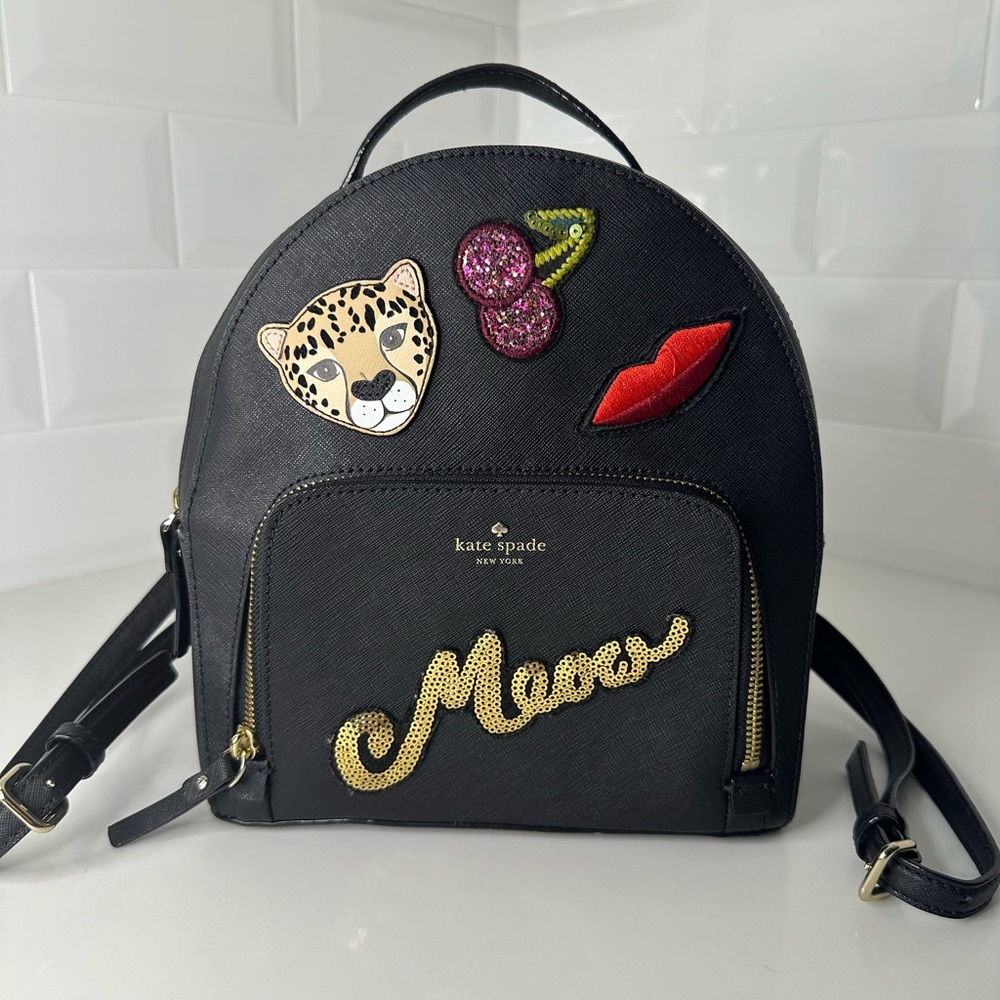 Kate Spade Run Wild Leopard Tomi Backpack